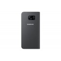 COQUE ORIGINAL FLIP WALLET pour Galaxy S7 Edge Noir