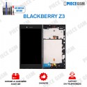 ECRAN + CHASSIS pour BLACKBERRY Z3 NOIR