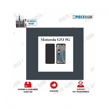 Ecran Complet avec chassis pour Motorola G53 5G