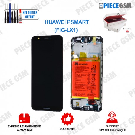 ECRAN HUAWEI P SMART (FIG-LX1) NOIR SERVICE PACK 02351SVK