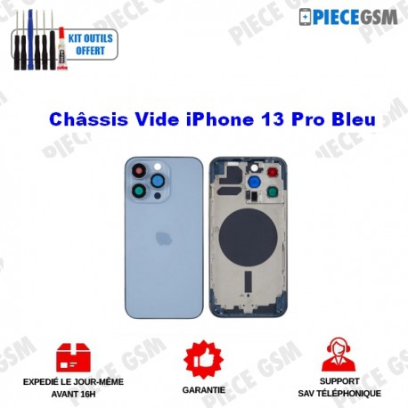 Châssis Vide iPhone 13 Pro Bleu (Origine Démonté) - Grade A