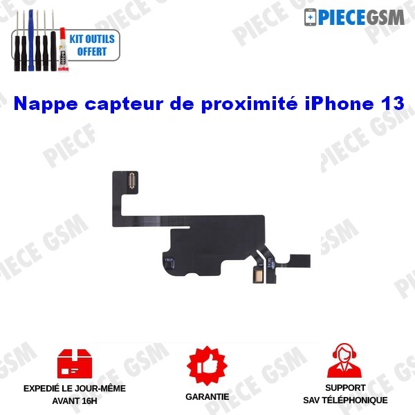 Capteur De Proximité Pour IPhone 13 – Pièce De Rechange Neuve, Noir, Compatible Apple