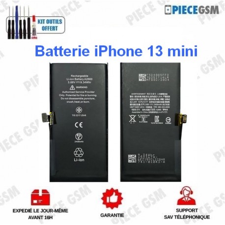 Batterie de haute capacité pour iPhone 13 Mini