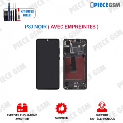 ECRAN + CHASSIS POUR HUAWEI P30 ( AVEC LES EMPREINTES )