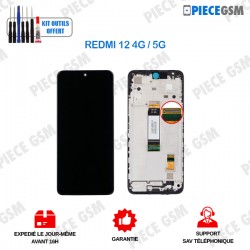 Ecran avec chassis pour Xiaomi Redmi12 4G / 5G