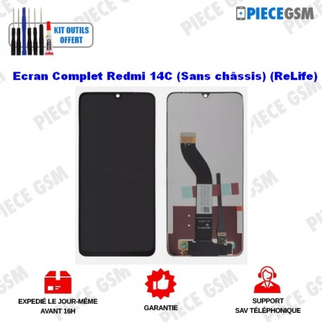 Ecran Complet Redmi 14C (Sans Châssis) (ReLife)