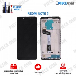 Ecran avec chassis pour Xiaomi Redmi Note 5 NOIR