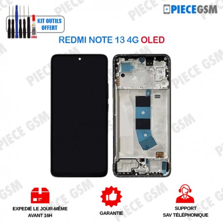 Ecran + chassis pour Xiaomi Redmi note 13 4g Oled