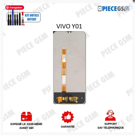 Ecran LCD sans chassis pour Vivo Y01