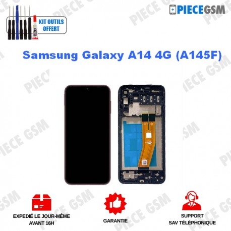 Ecran pour Samsung Galaxy A14 4G A145F Avec Châssis