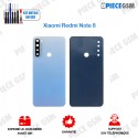 Cache arrière pour Xiaomi Redmi note 8 blanc perle avec lentille camera avec adhésif
