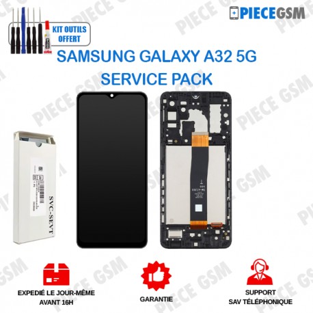 Ecran + Chassis pour Samsung Galaxy A32 5G ( A326B ) SERVICE PACK