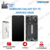 Ecran + Chassis pour Samsung Galaxy S21 FE GRIS ( G990 ) SERVICE PACK