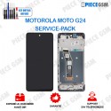 Écran Complet Noir pour Motorola Moto G24 – Service Pack