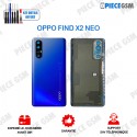 Vitre Arrière pour Oppo Find X2 Neo BLEU