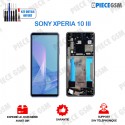 Ecran avec chassis pour Sony Xperia 10 III Bleu Original