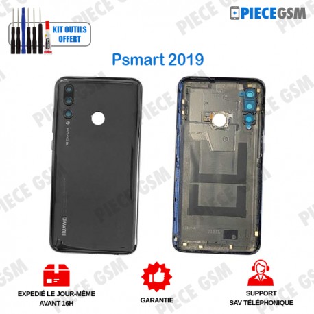 COUVERCLE CACHE BATTERIE COQUE ARRIERE P SMART 2019 NOIR