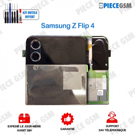 Ecran Extérieure Pour Samsung Z Flip 4 Noir SM-F721B