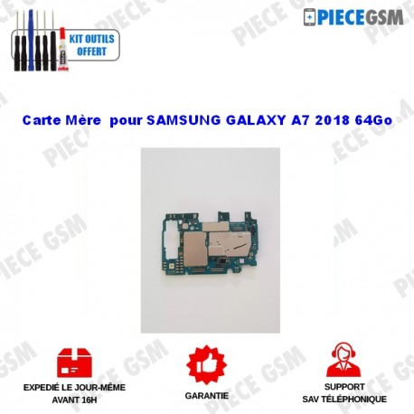 Carte Mère pour SAMSUNG GALAXY A7 2018 64Go