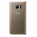 Coque Flip Wallet Led View Cover Originale Samsung EF-WG930P – Galaxy S7 – Or