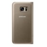 Coque Flip Wallet Led View Cover Originale Samsung EF-WG930P – Galaxy S7 – Or