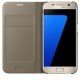Coque Flip Wallet Samsung EF-WG930P – Galaxy S7 – Or