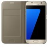 Coque Flip Wallet Samsung EF-WG930P – Galaxy S7 – Or