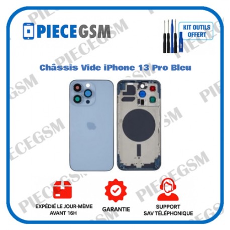 Châssis Vide iPhone 13 Pro Bleu (Origine Démonté) - Grade A