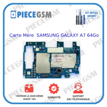 Carte Mère pour SAMSUNG GALAXY A7 SM-A750FN 2018 64Go.