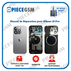 Chassis de réparation pour iPhone 15 Pro Gris