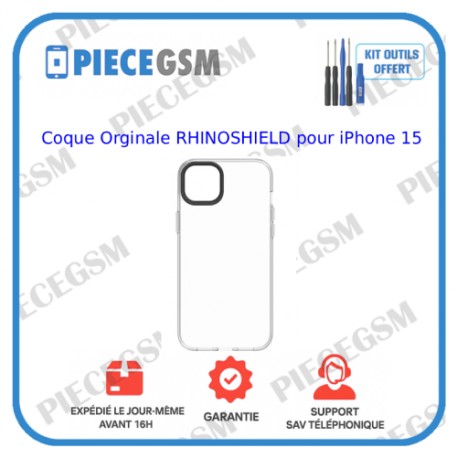 Coque Originale RHINOSHEILD iPhone 15 Clear Case
