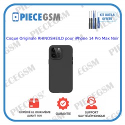 Coque Originale RHINOSHEILD pour iPhone 14 Pro Max Noire.