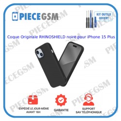 Coque Originale RHINOSHIELD noire pour iPhone 15 Plus