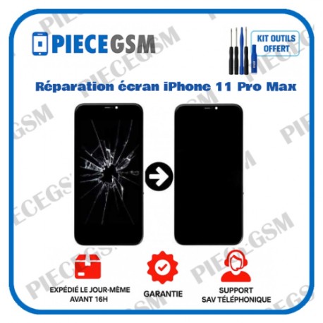 Réparation écran pour iPhone 11 Pro Max qualité INCELL