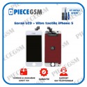 ECRAN LCD + VITRE TACTILE POUR iPHONE 5 white blanc + outils