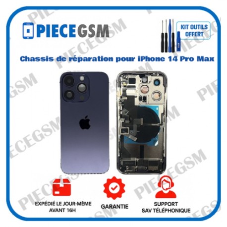 Chassis de réparation pour iPhone 14 Pro Max Violet