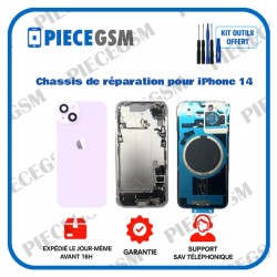 Chassis de réparation pour iPhone 14 Violet