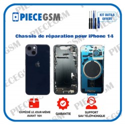 Chassis de réparation pour iPhone 14 Noir