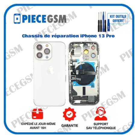 Chassis de réparation pour iPhone 13 Pro Blanc