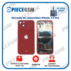 Chassis de réparation pour iPhone 13 Rouge