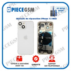 Chassis de réparation pour iPhone 13 Mini Blanc