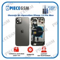 Chassis de réparation pour iPhone 12 Pro Max Noir