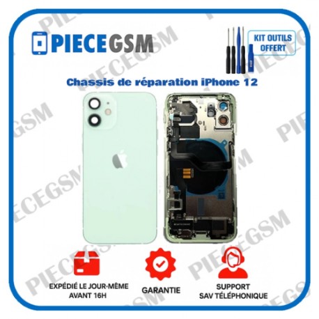 Chassis de réparation pour iPhone 12 Vert