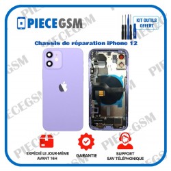 Chassis de réparation pour iPhone 12 Violet