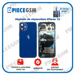 Chassis de réparation pour iPhone 12 Bleu