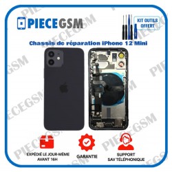 Chassis de réparation pour iPhone 12 Mini Noir