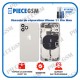 Chassis de réparation pour iPhone 11 Pro Max Blanc