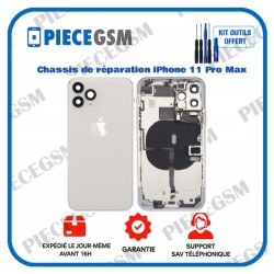 Chassis de réparation pour iPhone 11 Pro Max Blanc
