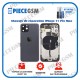 Chassis de réparation pour iPhone 11 Pro Max Noir