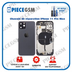 Chassis de réparation pour iPhone 11 Pro Max Noir